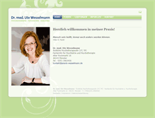 Tablet Screenshot of praxis-wesselmann.de